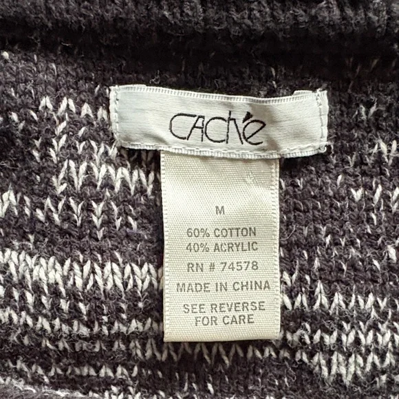 Vintage Cache Patchwork Sweater - Picture 2 of 6